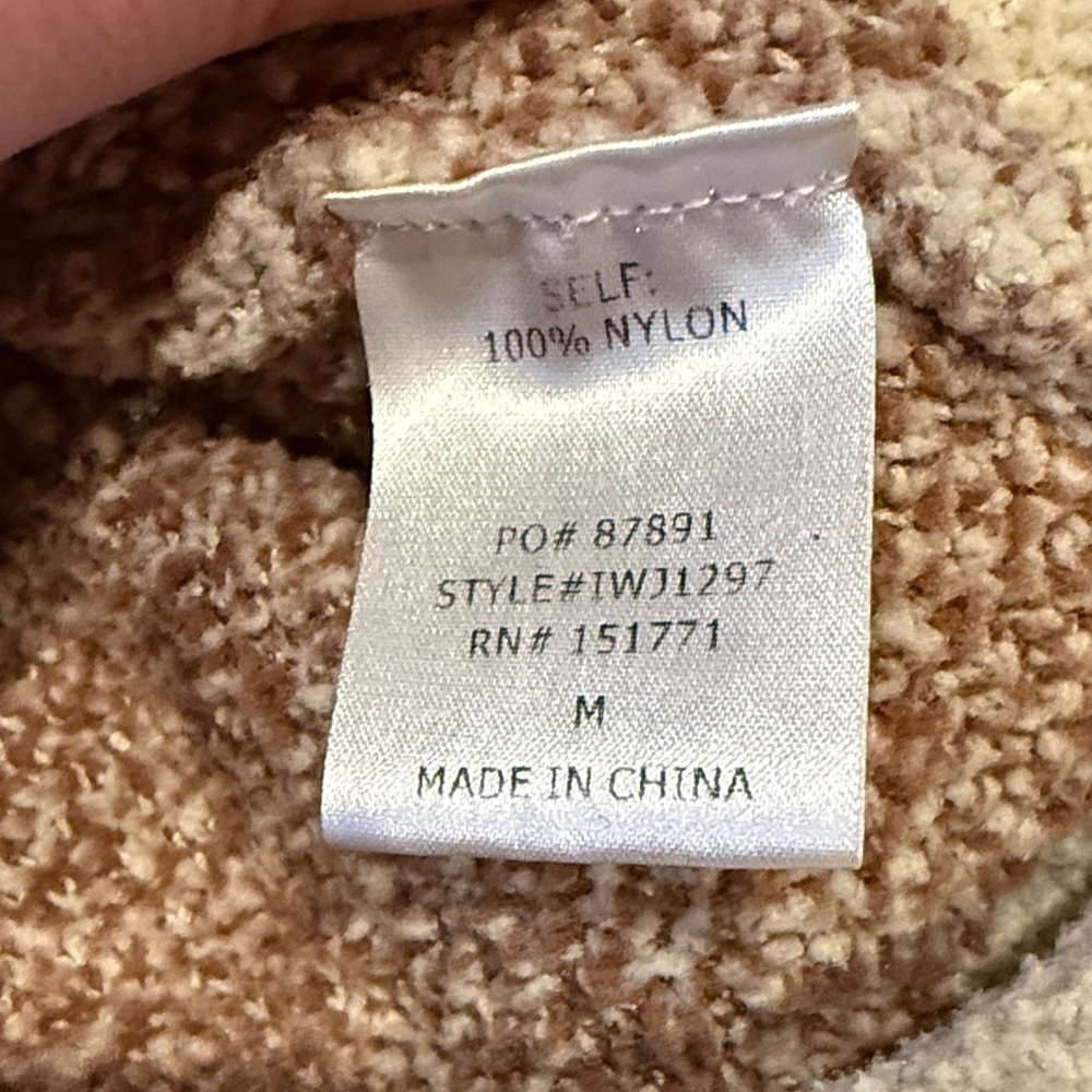 Le Lis Brown and Cream Argyle Cardigan - Picture 11 of 12